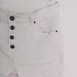 ANDRASORTERING Jeans med Knappar VIT - 3D Denim