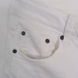 ANDRASORTERING Jeans med Knappar VIT - 3D Denim