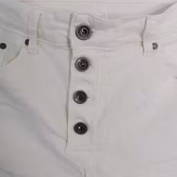 ANDRASORTERING Jeans med Knappar VIT - 3D Denim
