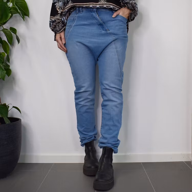 ANDRASORTERING Jeans Baggy LJUS BLÅ - 3D Denim