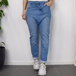ANDRASORTERING Jeans Baggy LJUS BLÅ - 3D Denim