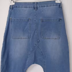 ANDRASORTERING Jeans Baggy LJUS BLÅ - 3D Denim