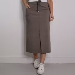 ANDRASORTERING Stretchig Kjol Märta TAUPE - Mix By Heart