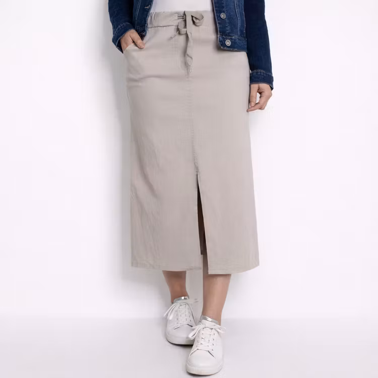 ANDRASORTERING Stretchig Kjol Märta BEIGE - Mix By Heart