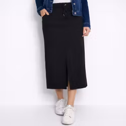 ANDRASORTERING Stretchig Kjol Märta SVART - Mix By Heart