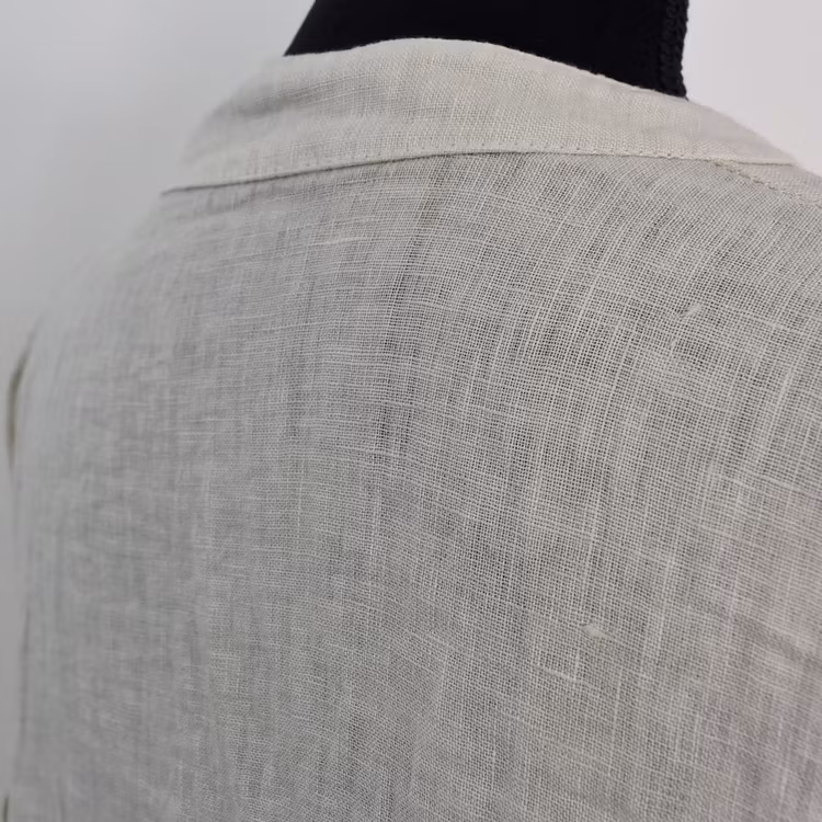 ANDRASORTERING Linneklänning Krås SABBIA