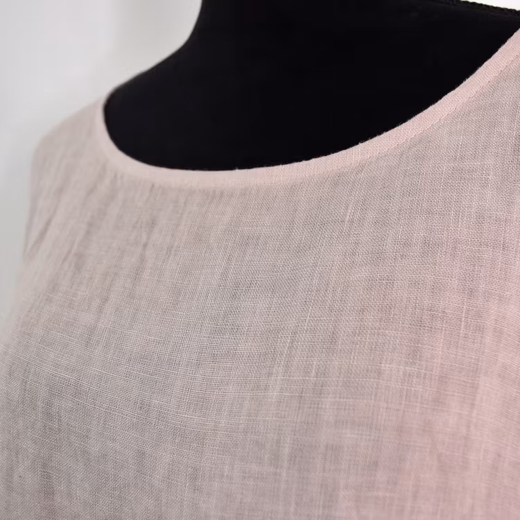 ANDRASORTERING Linneklänning Fickor ROSA