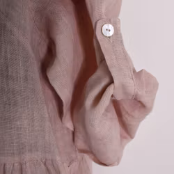 ANDRASORTERING Linneklänning Fickor ROSA