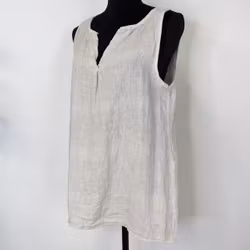 ANDRASORTERING Linne/Ärmlös topp BEIGE Storlek S/M