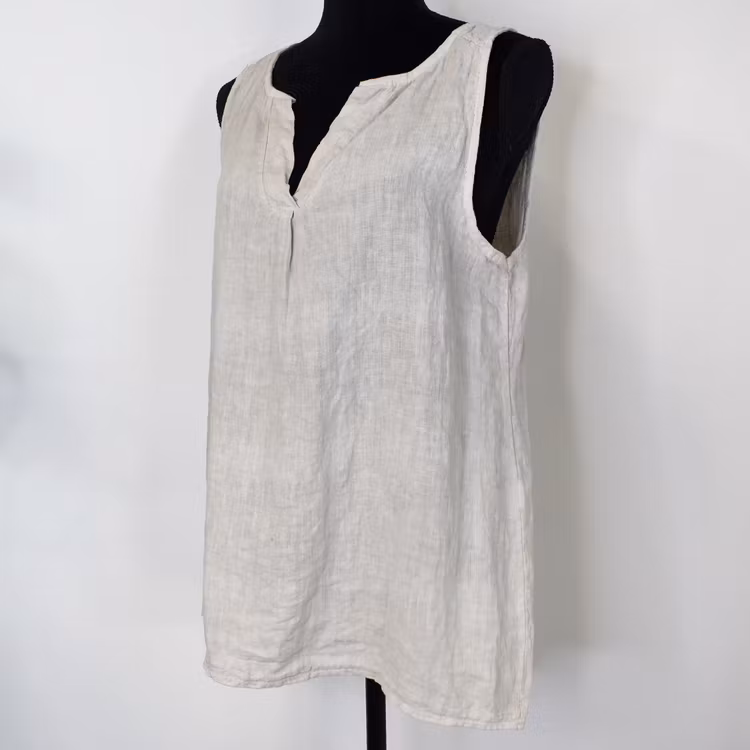 ANDRASORTERING Linne/Ärmlös topp BEIGE Storlek S/M