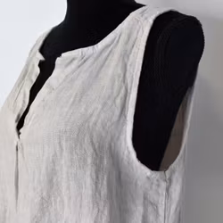 ANDRASORTERING Linne/Ärmlös topp BEIGE Storlek S/M