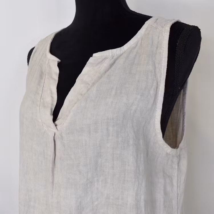 ANDRASORTERING Linne/Ärmlös topp BEIGE Storlek S/M