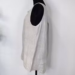 ANDRASORTERING Linne/Ärmlös topp BEIGE Storlek S/M