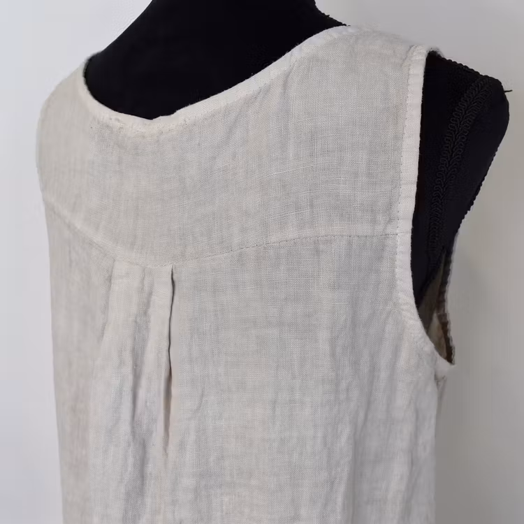 ANDRASORTERING Linne/Ärmlös topp BEIGE Storlek S/M
