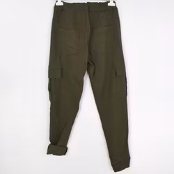 ANDRASORTERING Stretchig Cargobyxa Siri MÖRK KAKI