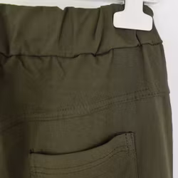 ANDRASORTERING Stretchig Cargobyxa Siri MÖRK KAKI