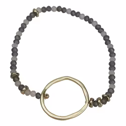 Armband Jennifer BEIGE/GULD - The Moshi
