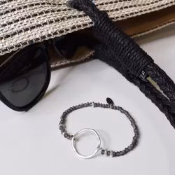Armband Jennifer GRÅ/SILVER - The Moshi