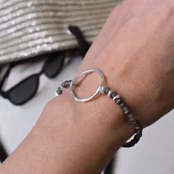 Armband Jennifer GRÅ/SILVER - The Moshi