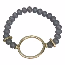 Armband Patricia GRÅ/GULD - The Moshi