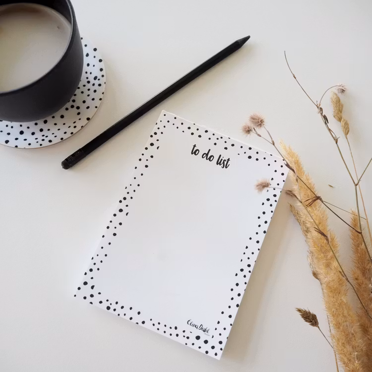 Anteckningsblock To do list Dots - Elina Dahl