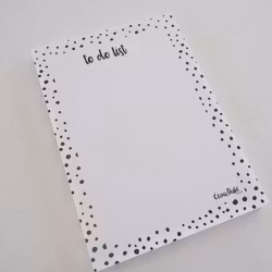 Anteckningsblock To do list Dots - Elina Dahl