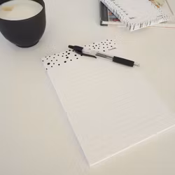 Linjerat block A5 DOTS - Elina Dahl