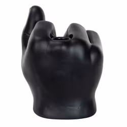 Ljusstake Finger Poly SVART - A Lot Decoration