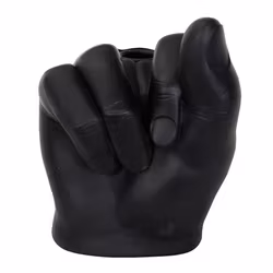 Ljusstake Finger Poly SVART - A Lot Decoration