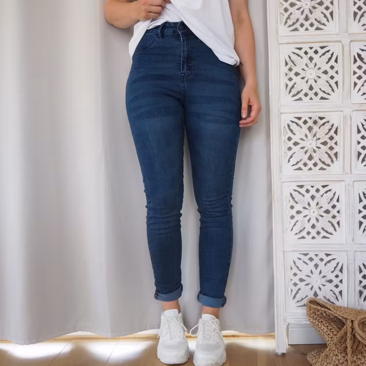 Skinny jeans Tinna MÖRK BLÅ - Saint Tropez