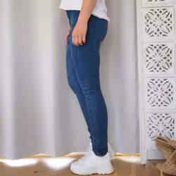 Skinny jeans Tinna MÖRK BLÅ - Saint Tropez