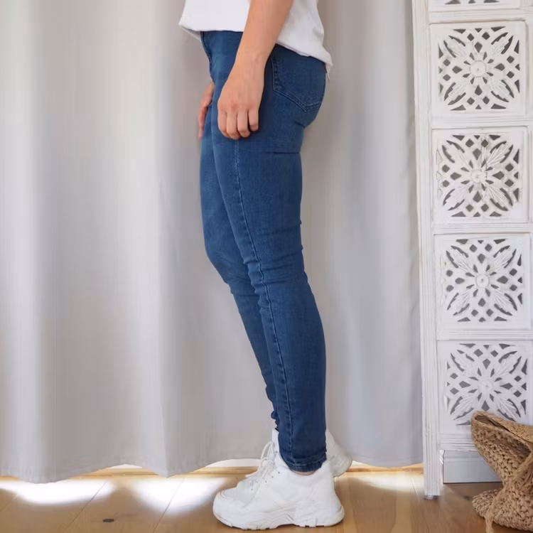 Skinny jeans Tinna MÖRK BLÅ - Saint Tropez