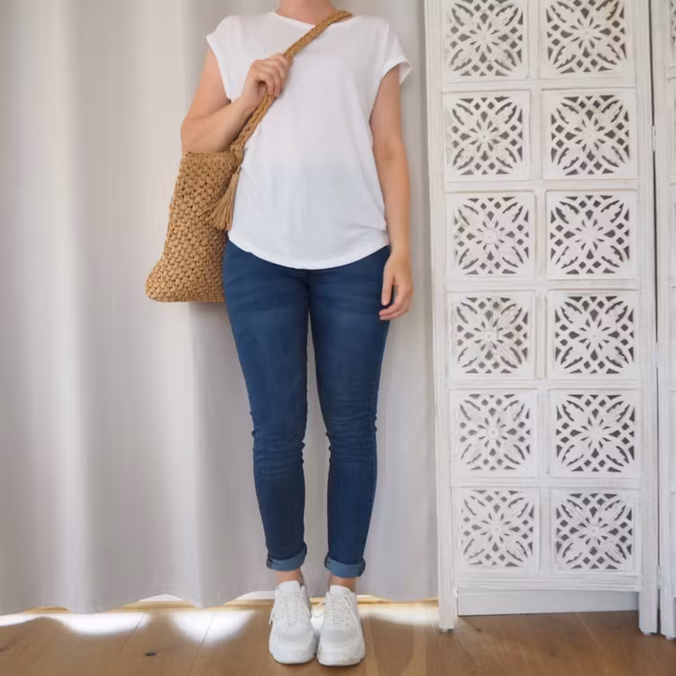Skinny jeans Tinna MÖRK BLÅ - Saint Tropez