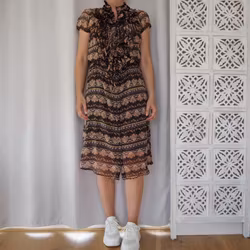 Klänning Lilly BLACK PAISLEY - Saint Tropez