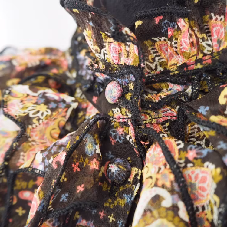 Klänning Lilly BLACK PAISLEY - Saint Tropez