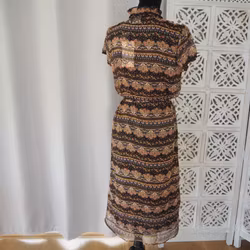 Klänning Lilly BLACK PAISLEY - Saint Tropez