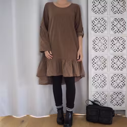 Klänning Prune Manchester LATTE - Reunion Home