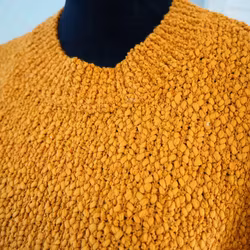 Stickad pullover Celeste LEATHER BROWN - Saint Tropez
