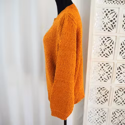 Stickad pullover Celeste LEATHER BROWN - Saint Tropez