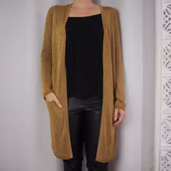 Cardigan Dubbi BRONZE BROWN - Saint Tropez