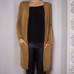 Cardigan Dubbi BRONZE BROWN - Saint Tropez