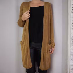 Cardigan Dubbi BRONZE BROWN - Saint Tropez