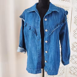 Jeansjacka Boho MÖRK DENIM - Stajl Agenturer