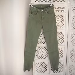 Stretchjeans med fransar ARMY - 3D Denim