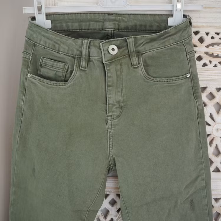 Stretchjeans med fransar ARMY - 3D Denim