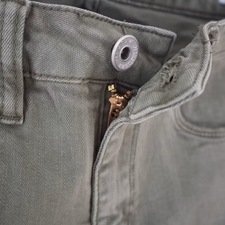 Stretchjeans med fransar ARMY - 3D Denim