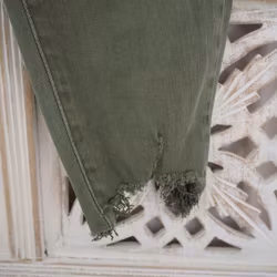 Stretchjeans med fransar ARMY - 3D Denim