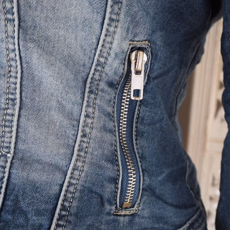 Jeansjacka med dragkedja DENIM - Place du Jour