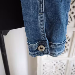 Jeansjacka med dragkedja DENIM - Place du Jour