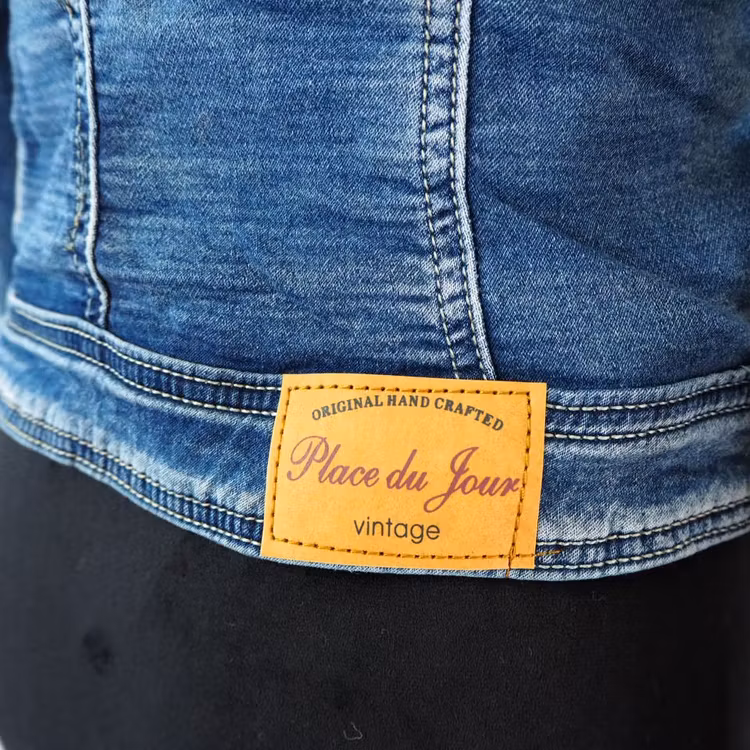 Jeansjacka med dragkedja DENIM - Place du Jour